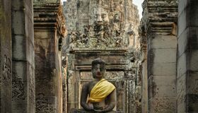 Angkor Thom Buddhist Statue in Siem Reap